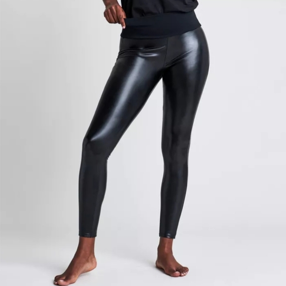 Spanx (Asset) Faux Leather Shaping Leggings - Picture 2 of 8